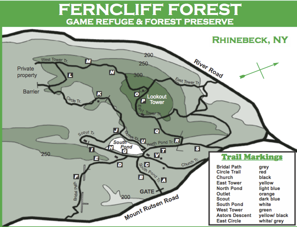 Ferncliff Forest Trail Map